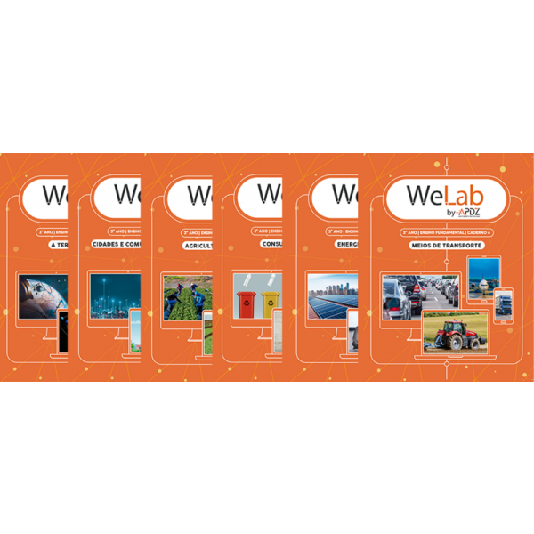 Projeto WeLab 2025 - Kit com 6 volumes - Ensino Fundamental 3° ano