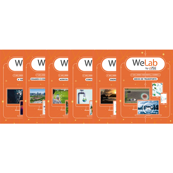 Projeto WeLab 2025 - Kit com 6 volumes - Ensino Fundamental 5° ano