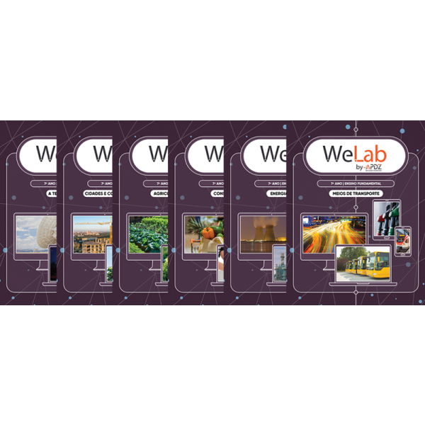 Projeto WeLab 2025 - Kit com 6 volumes - Ensino Fundamental 7° ano
