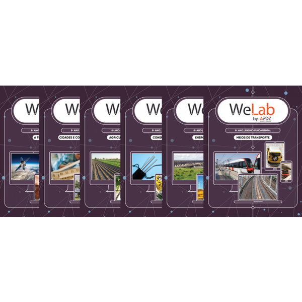Projeto WeLab 2025 - Kit com 6 volumes - Ensino Fundamental 8° ano