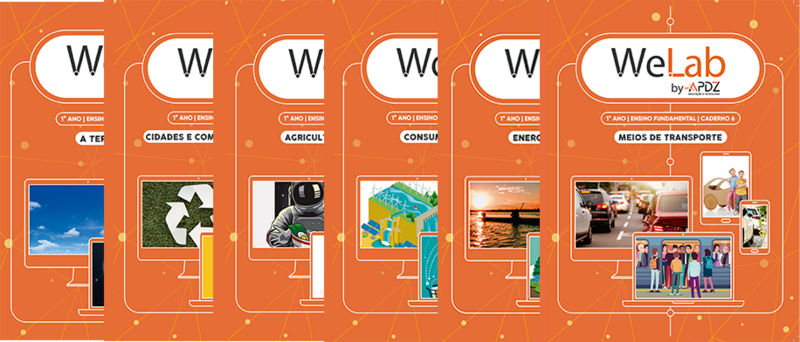 Projeto WeLab 2025 - Kit com 6 volumes - Ensino Fundamental 1° ano