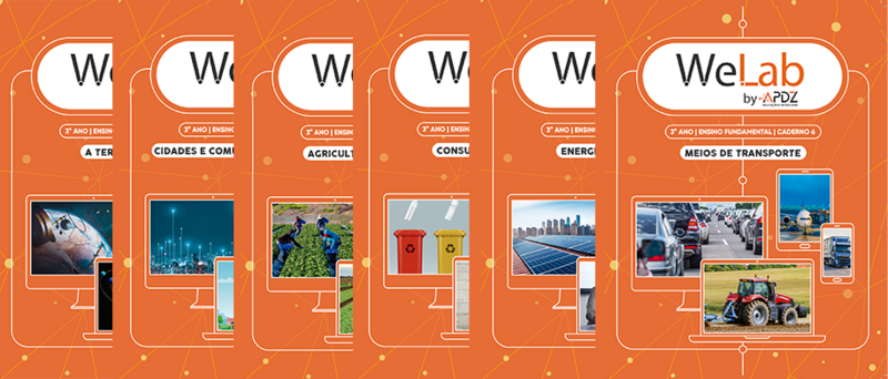 Projeto WeLab 2025 - Kit com 6 volumes - Ensino Fundamental 3° ano