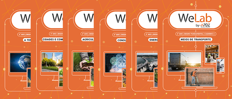 Projeto WeLab 2025 - Kit com 6 volumes - Ensino Fundamental 4° ano