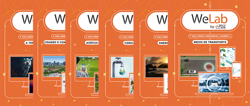 Projeto WeLab 2025 - Kit com 6 volumes - Ensino Fundamental 5° ano