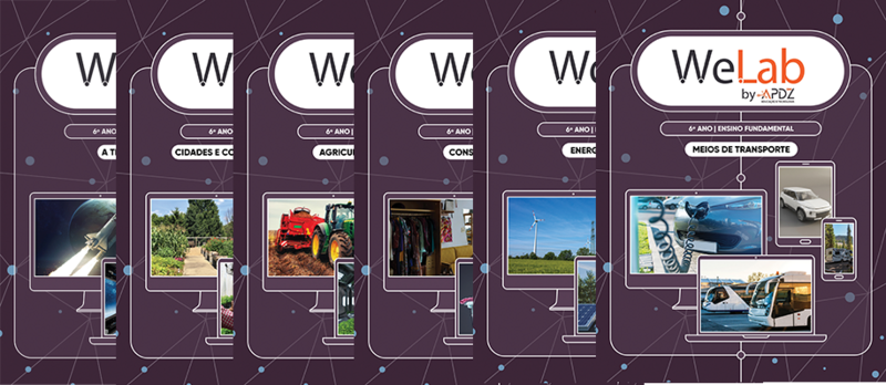 Projeto WeLab 2025 - Kit com 6 volumes - Ensino Fundamental 6° ano