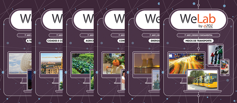 Projeto WeLab 2025 - Kit com 6 volumes - Ensino Fundamental 7° ano